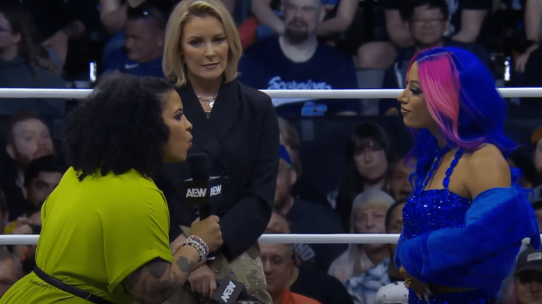 Willow Nightingale and Mercedes Mone on AEW Dynamite