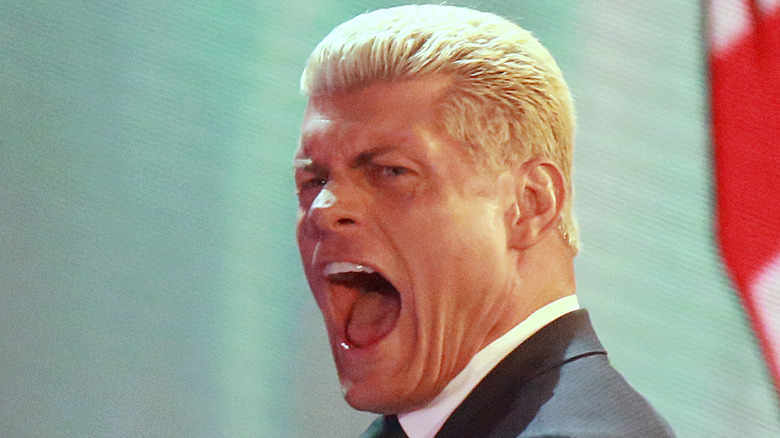 Cody Rhodes shouting