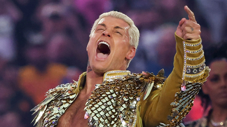 Cody Rhodes shouting
