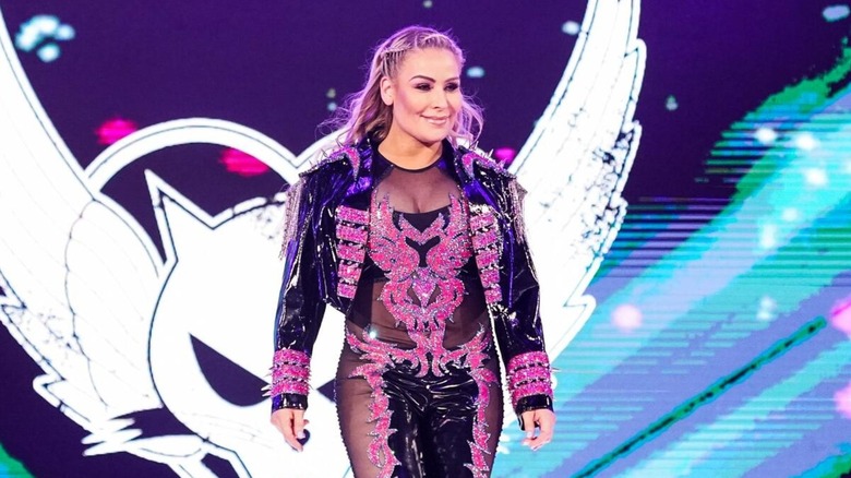 Natalya makes her entrance