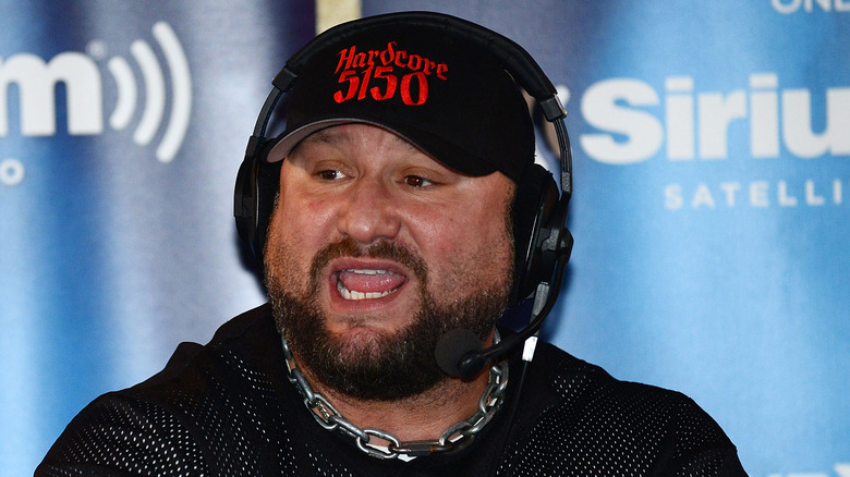 Bully Ray on a headset