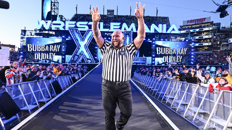 Bully Ray walking to the ring at WrestleMania