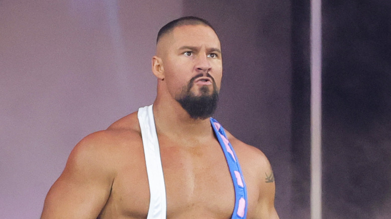 Bron Breakker making his entrance at WrestleMania