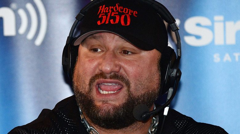Bully Ray on a headset