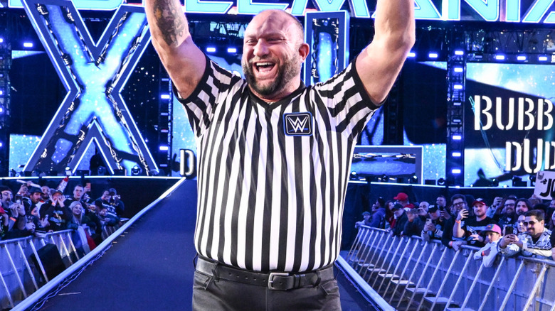 bully ray walking down the Wrestlemania stage