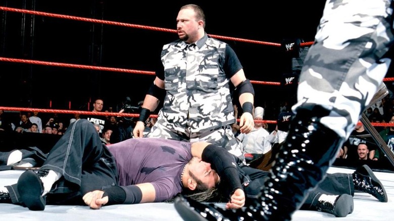 Bubba Ray Dudley after he and D-Von decimated The Hardy Boyz.