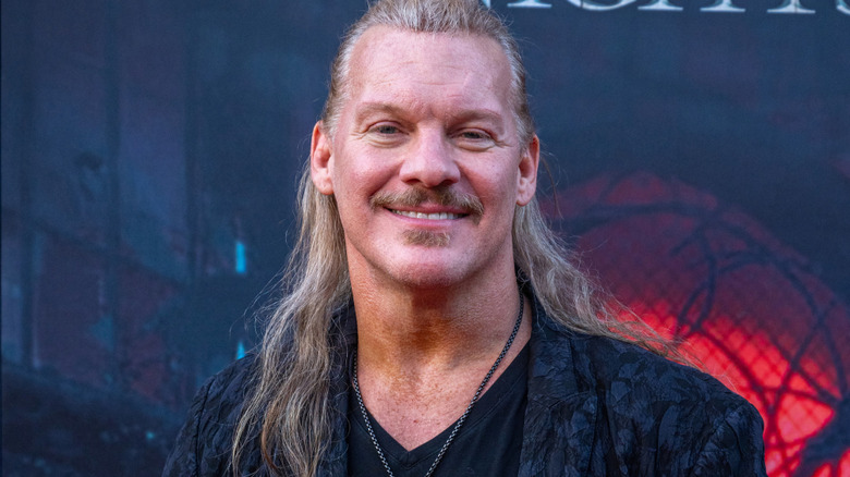 Chris Jericho is smiling