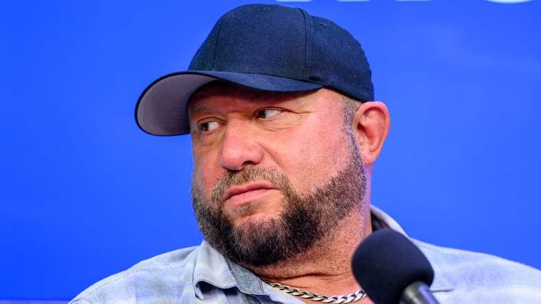 Bully Ray in a blue baseball cap