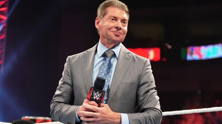Vince McMahon smiling