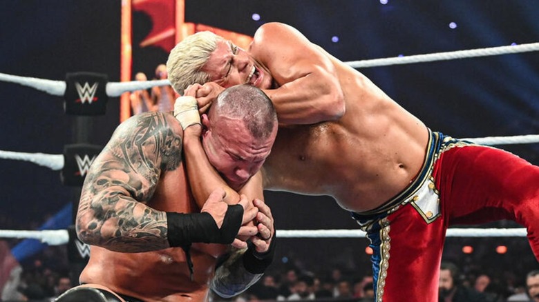 Randy Orton and Cody Rhodes in the ring