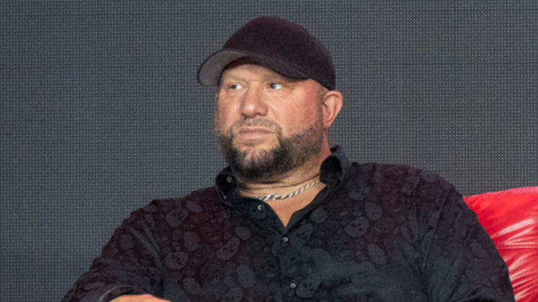 Bully Ray looking while sitting
