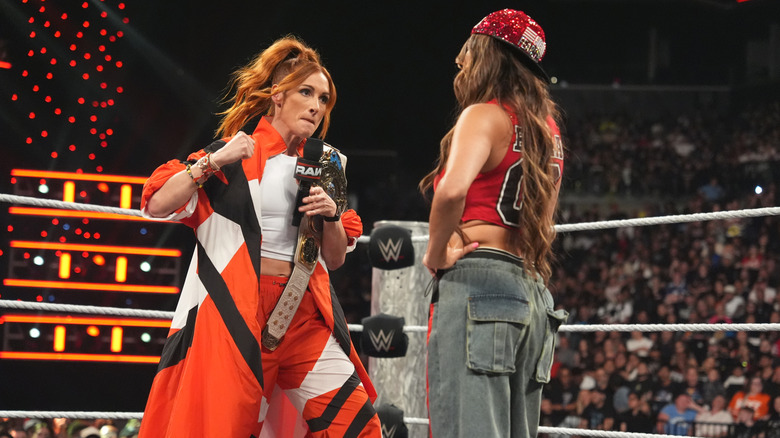 Becky Lynch and Nikki Bella