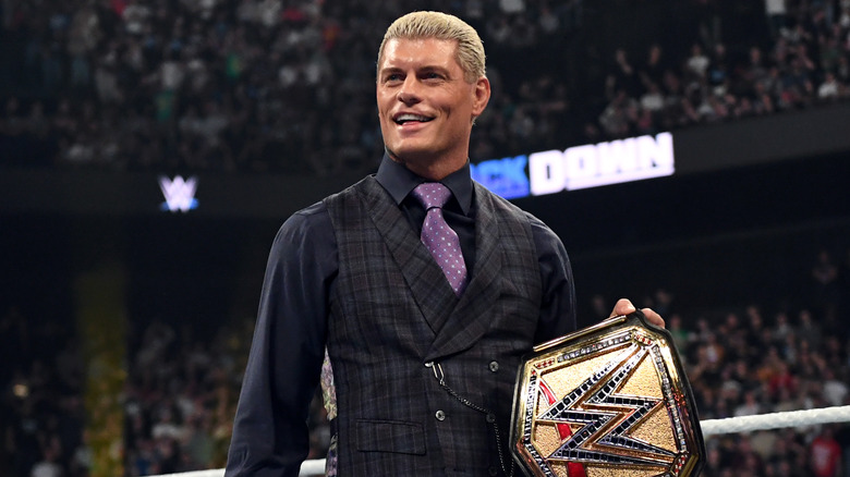 Cody Rhodes with WWE Championship