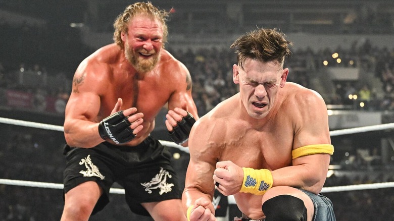 Brock Lesnar and John Cena