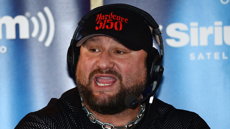 Bully Ray speaking at a SiriusXM event