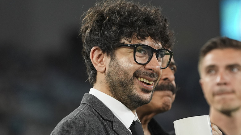 Tony Khan smiling