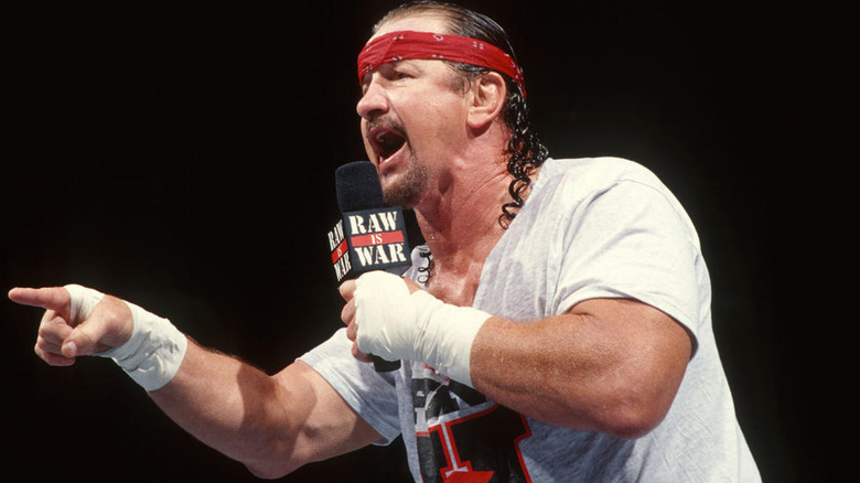 Terry Funk wearing red bandana