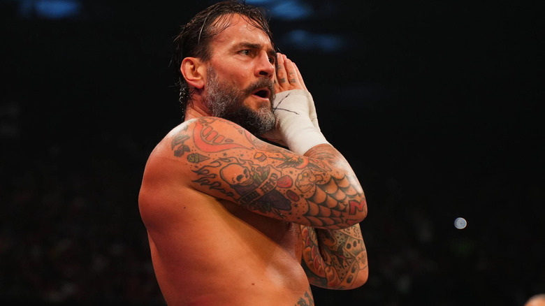 CM Punk does "Go To Sleep" pose
