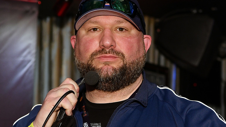 Bully Ray recording the Busted Open podcast