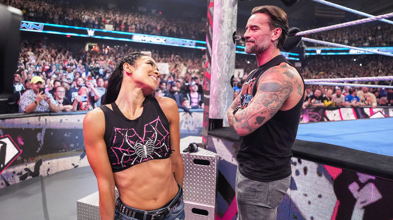 AJ Lee and CM Punk on WWE SmackDown