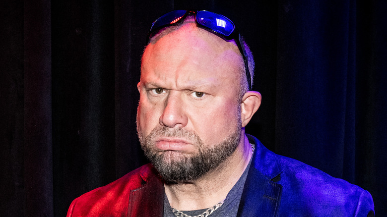 Bully Ray mean mugs for the camera