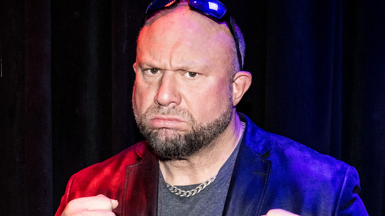 Bully Ray clenching his jaw
