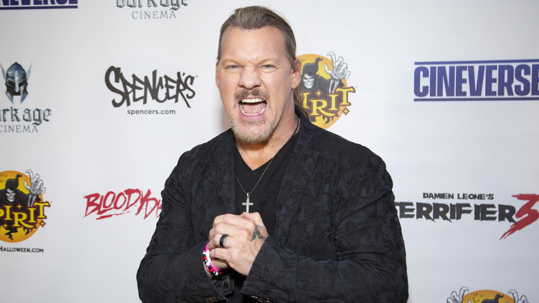 Chris Jericho on the red carpet