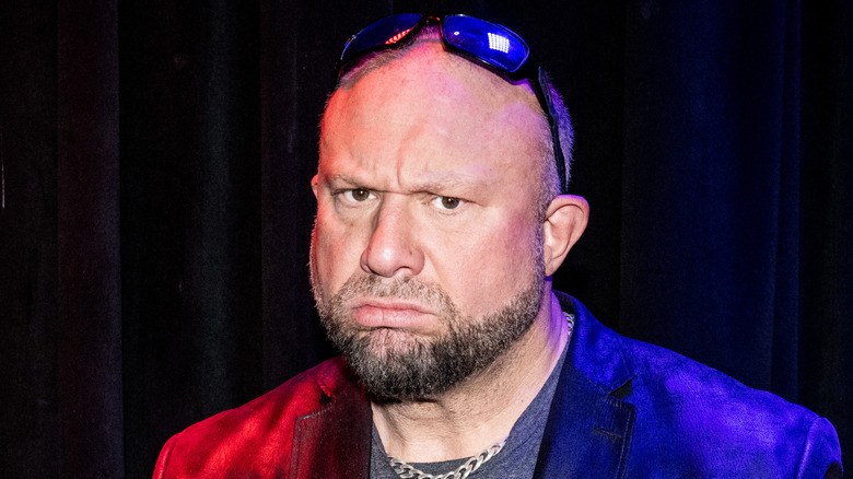 Bully Ray with an angry look on his face