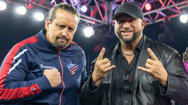 Tommy Dreamer and Bully Ray posing together