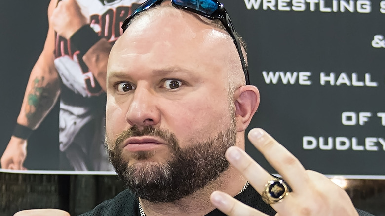 Bully Ray posing with his WWE Hall of Fame ring