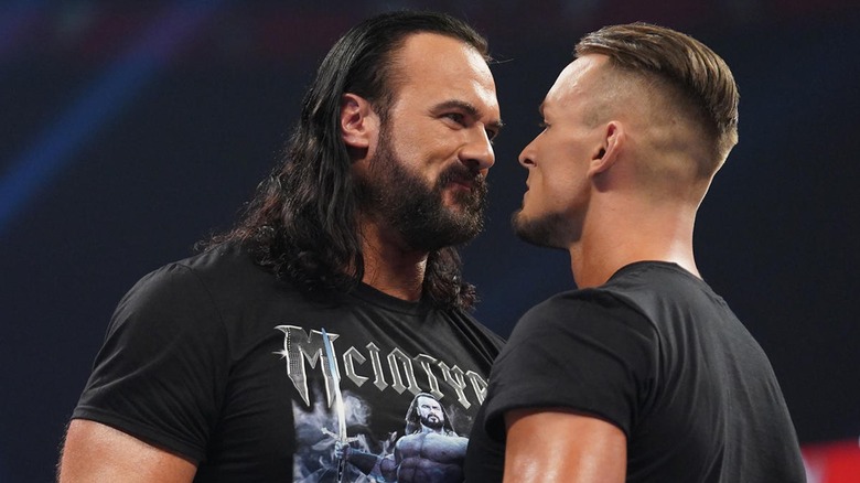Drew McIntyre Stares Down Ludwig Kaiser On WWE Raw