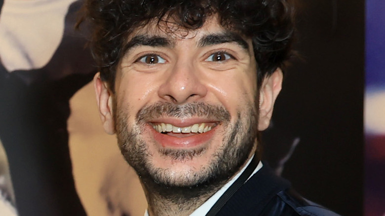 Tony Khan smiling