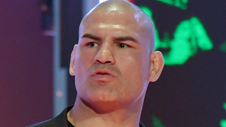 Cain Velasquez glowering