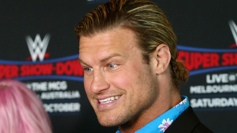 Dolph Ziggler on Red Carpet for WWE Super Show-Down