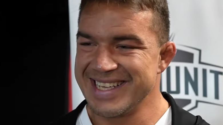 Chad Gable smiling