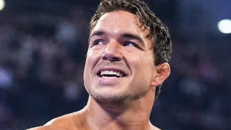 Chad Gable smiling in the ring