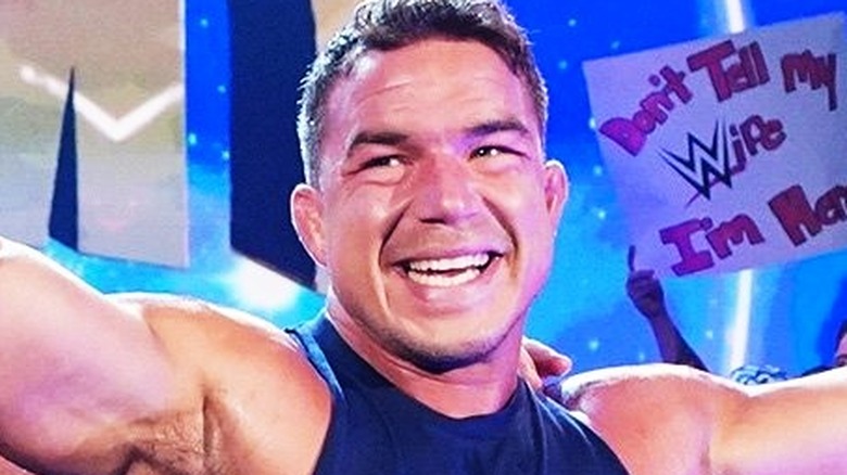 Chad Gable makes his entrance