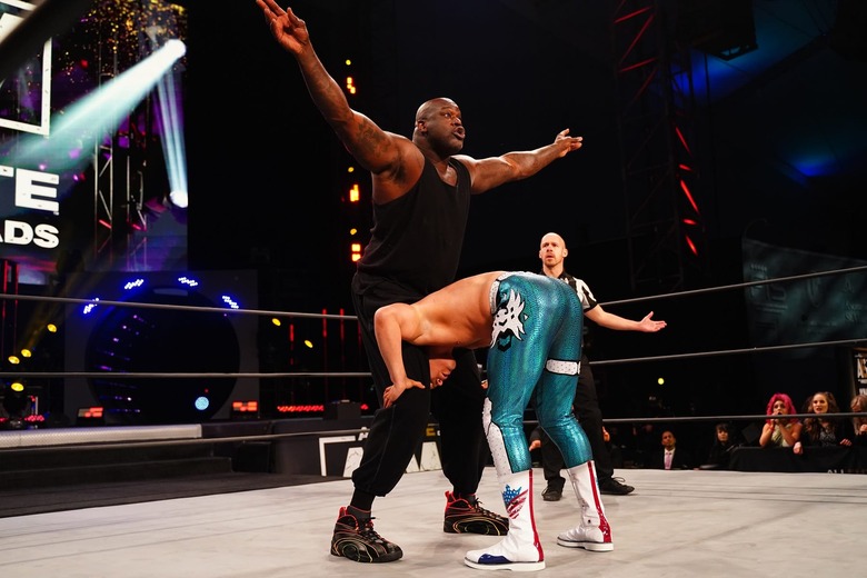 shaq aew cody