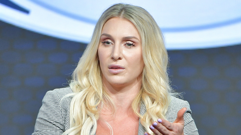 Charlotte Flair speaking