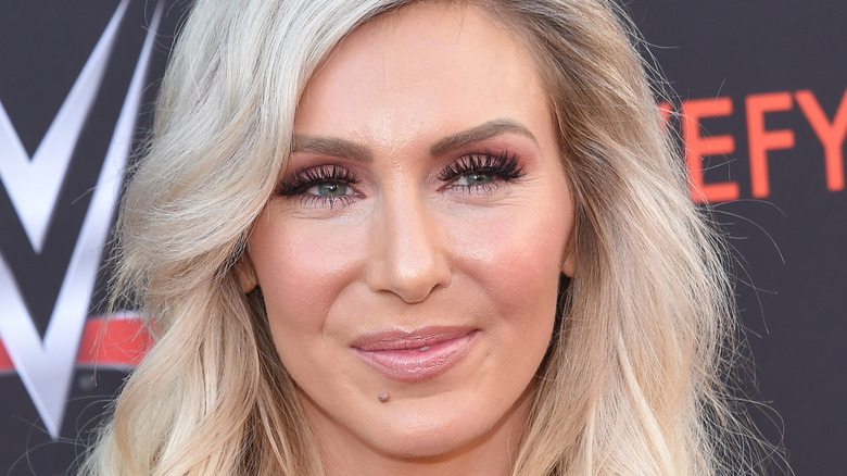 Charlotte Flair smiling