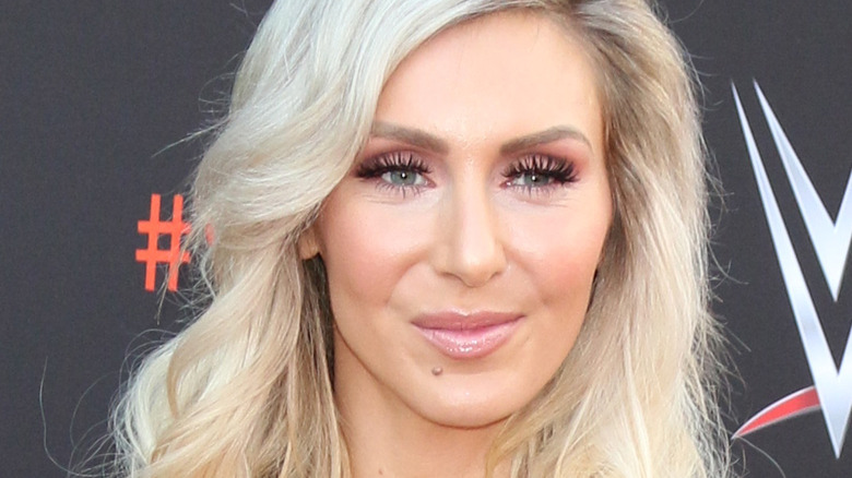 Charlotte Flair smiling