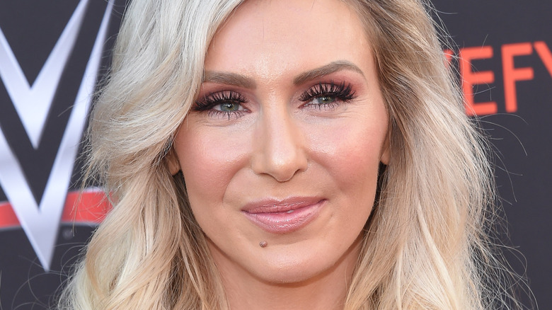 Charlotte Flair smiling