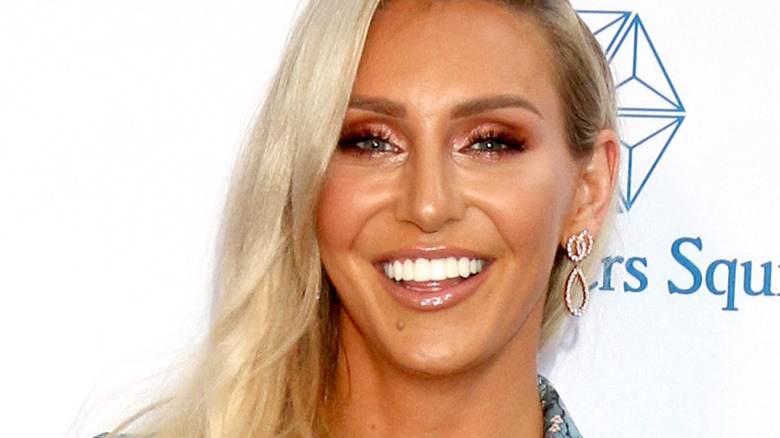 Charlotte Flair smiling