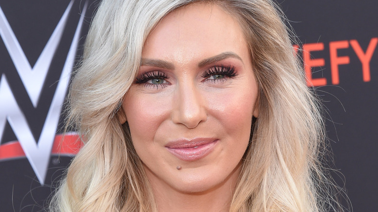 Charlotte Flair smiling