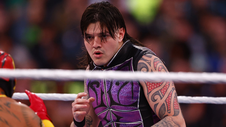 Dominik Mysterio in the ring
