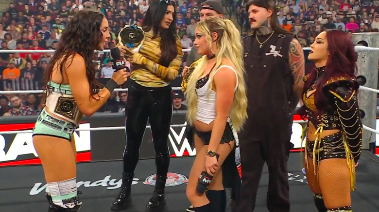 Chelsea Green confronts Liv Morgan