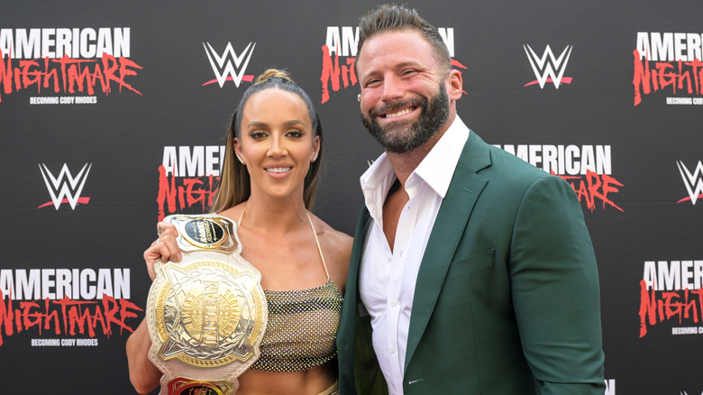 Chelsea Green and Matt Cardona are smiling