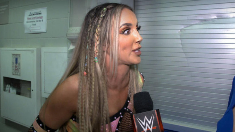 Chelsea Green being interviewed