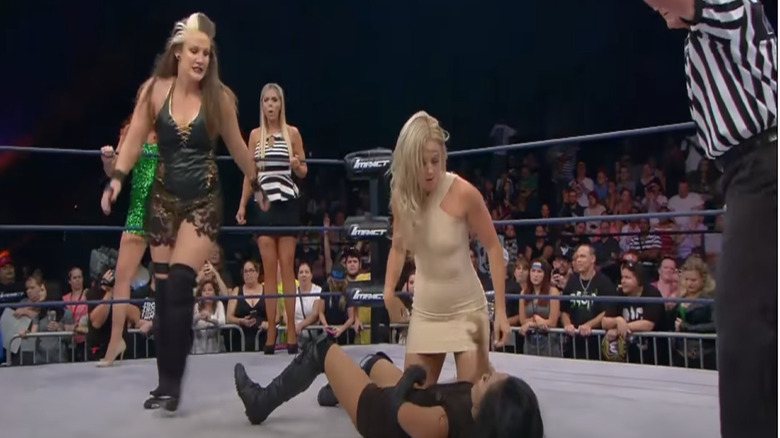 Chelsea Green and others jump Gail Kim