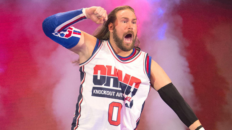 Chris Hero working as Kassius Ohno